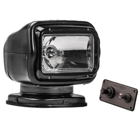 Golight Radioray GT Series Permanent Mount - Black Halogen - Hard Wired Dash Mount Remote - Kesper Supply