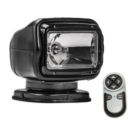 Golight Radioray GT Series Permanent Mount - Black Halogen - Wireless Handheld Remote - Kesper Supply