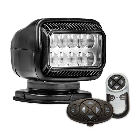 Golight Radioray GT Series Permanent Mount - Black LED - Wireless Handheld & Wireless Dash Mount Remotes - Kesper Supply