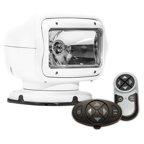 Golight Radioray GT Series Permanent Mount - White Halogen - Wireless Handheld & Wireless Dash Mount Remotes - Kesper Supply