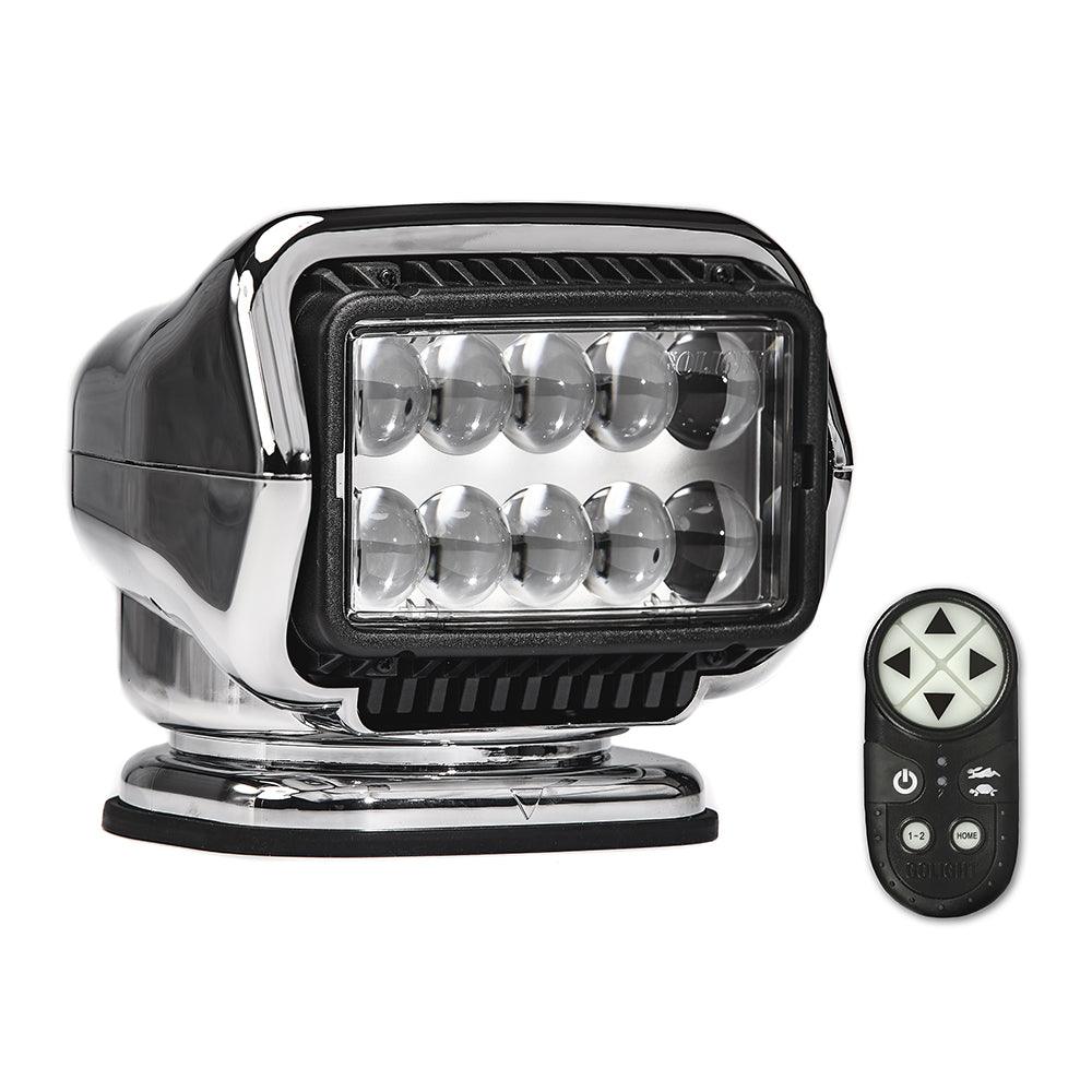 Golight Stryker ST Series Permanent Mount Chrome LED w/Wireless Handheld Remote - Kesper Supply