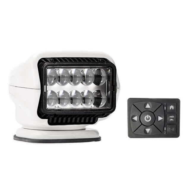 Golight Stryker ST Series Permanent Mount White 12V LED w/Hard Wired Dash Mount Remote - Kesper Supply