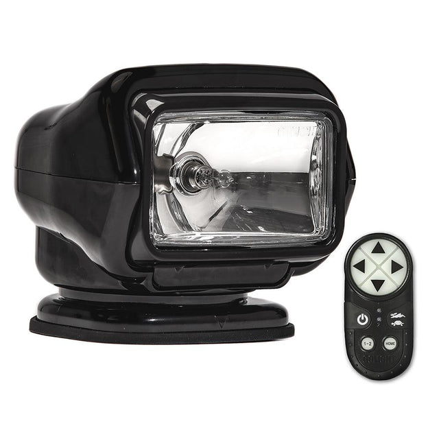 Golight Stryker ST Series Portable Magnetic Base Black Halogen w/Wireless Handheld Remote - Kesper Supply