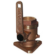 GROCO 1-1/2" Bronze Flanged Full Flow Seacock - Kesper Supply