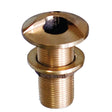 GROCO 1-1/2" Bronze High Speed Thru-Hull Fitting w/Nut - Kesper Supply