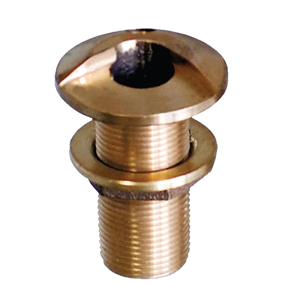 GROCO 2-1/2" Bronze High Speed Thru-Hull Fitting w/Nut - Kesper Supply