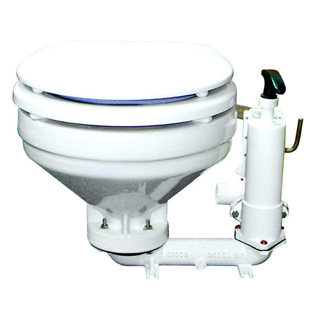 GROCO HF Series Hand Operated Marine Toilet - Kesper Supply