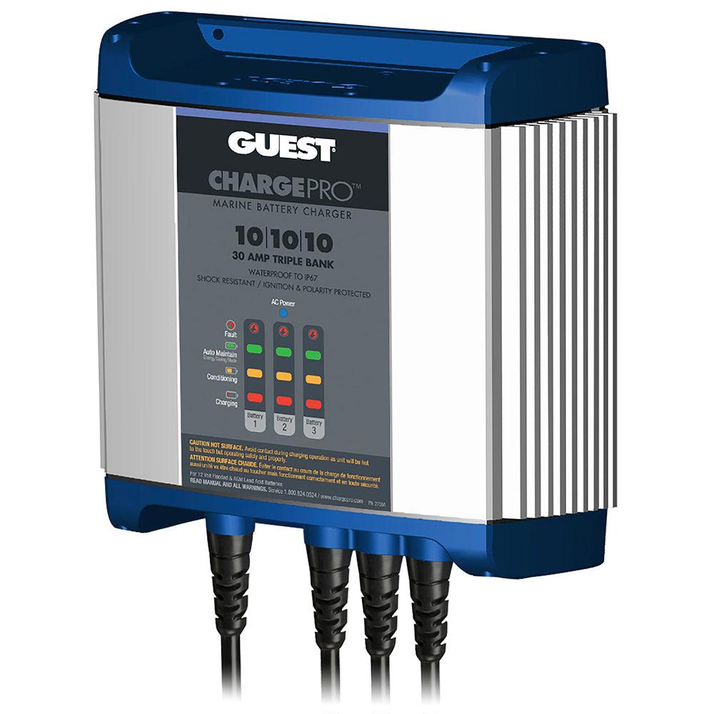 Guest On-Board Battery Charger 30A / 12V - 3 Bank - 120V Input - Kesper Supply