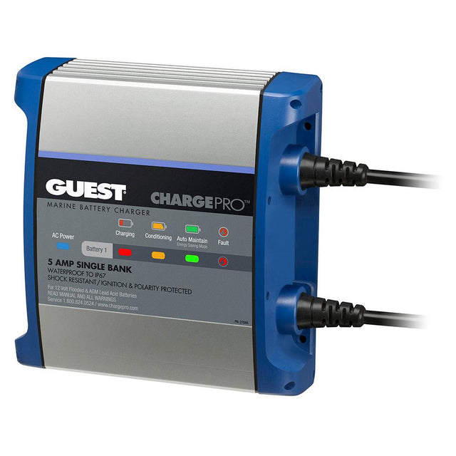 Guest On-Board Battery Charger 5A / 12V - 1 Bank - 120V Input - Kesper Supply