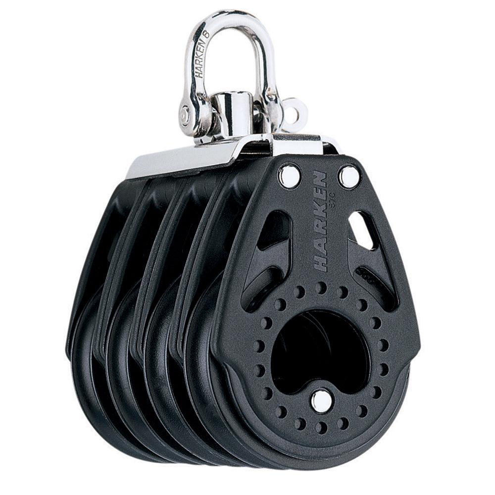 Harken 57mm Carbo Quad Block - Swivel - Kesper Supply