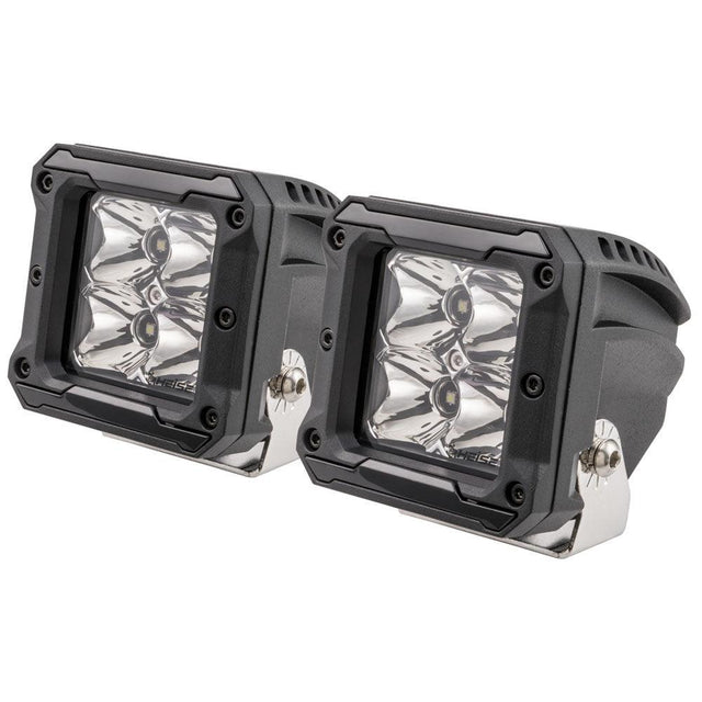 HEISE 4 LED Cube Light w/Harness - Spot Beam- 3" - 2 Pack - Kesper Supply