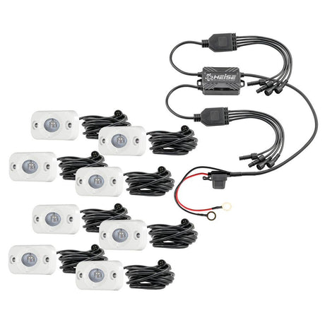 HEISE RGB Accent Light Kit - 8 Pack - Kesper Supply