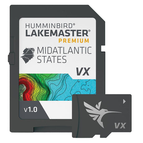 Humminbird LakeMaster VX Premium - Mid-Atlantic States - Kesper Supply