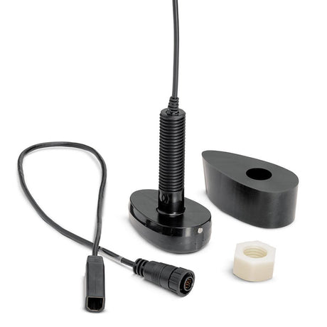 Humminbird XPTH-9-HW-T Dual Spectrum CHIRP Plastic Thru-Hull Transducer w/Temp - Kesper Supply