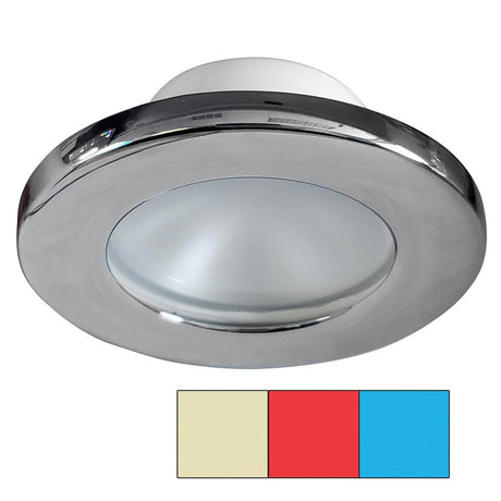 i2Systems Apeiron A3120 Screw Mount Light - Red, Warm White & Blue - Chrome Finish - Kesper Supply