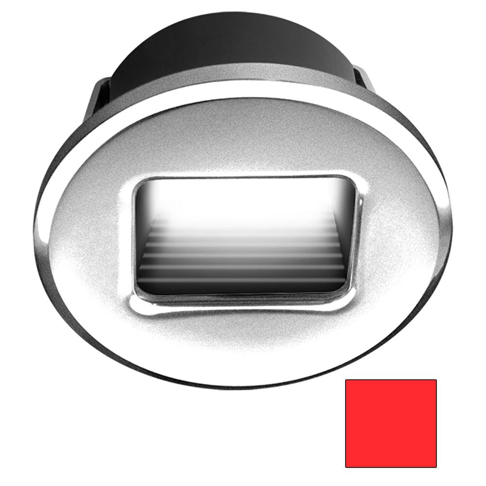 i2Systems Ember E1150Z Snap-In - Brushed Nickel - Round - Red Light - Kesper Supply