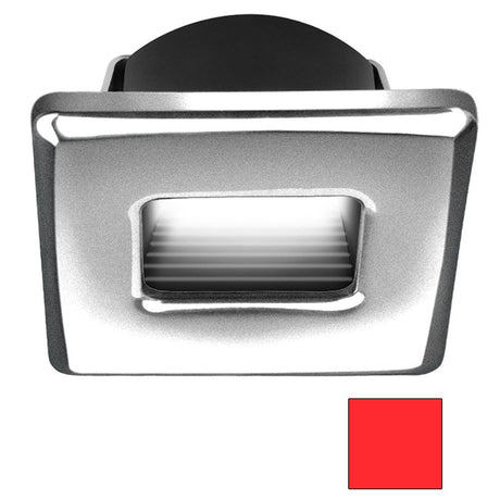 i2Systems Ember E1150Z Snap-In - Brushed Nickel - Square - Red Light - Kesper Supply