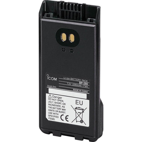 Icom BP-280 Li-ion Battery - 7.4V 2400mAh f/A16 - Kesper Supply