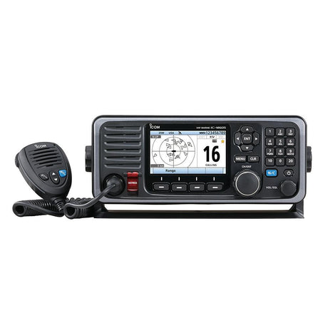 Icom M605 Fixed Mount 25W VHF w/Color Display & AIS - Kesper Supply