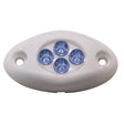 Innovative Lighting Courtesy Light - 4 LED Surface Mount - Blue LED/White Case - Kesper Supply