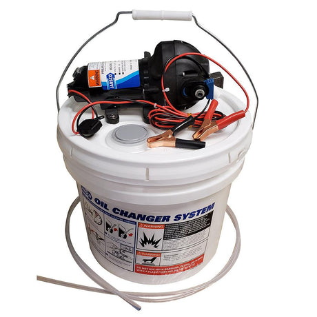 Jabsco DIY Oil Change System w/Pump & 3.5 Gallon Bucket - Kesper Supply