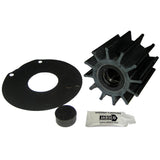 Jabsco Impeller Kit - 12 Blade - Neoprene - 3-¾" Diameter - Plastic Insert - Double Flat Drive - Kesper Supply