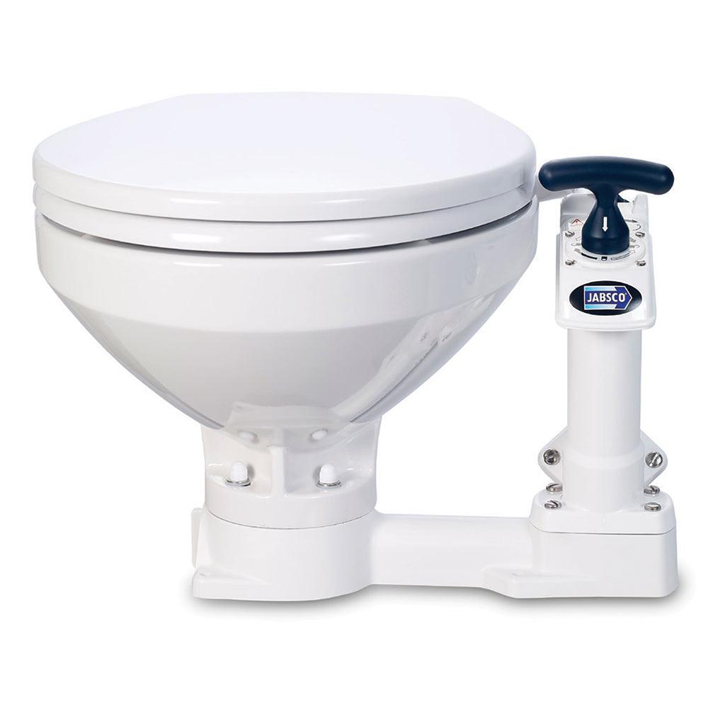 Jabsco Manual Marine Toilet - Regular Bowl w/Soft Close Lid - Kesper Supply