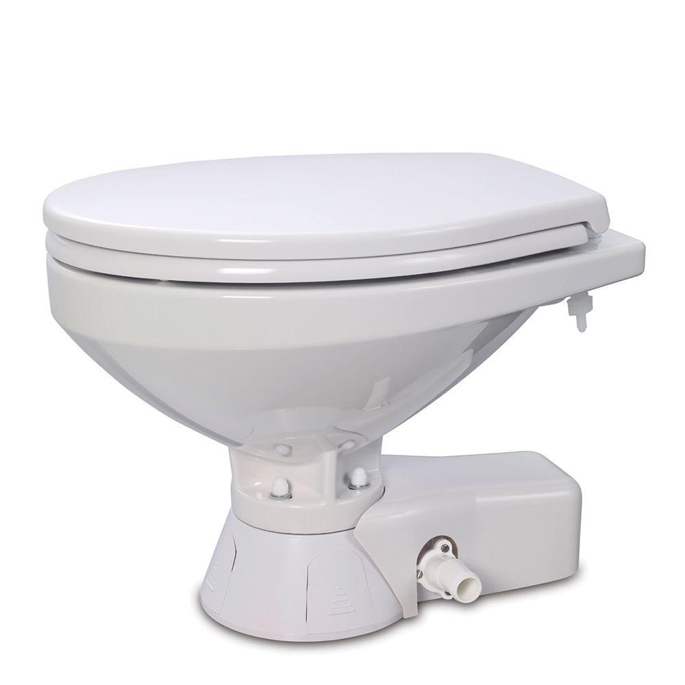 Jabsco Quiet Flush Raw Water Toilet - Compact Bowl - 24V - Kesper Supply