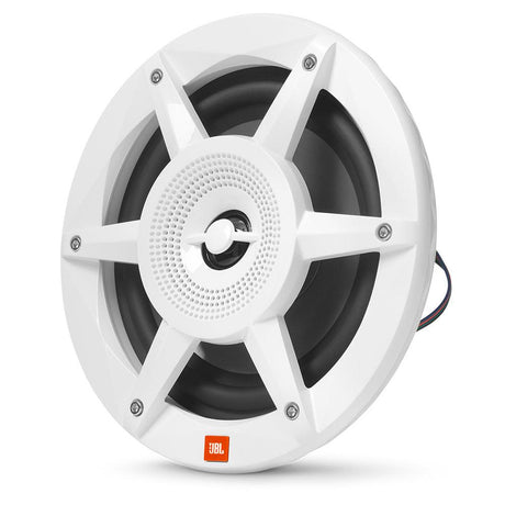 JBL 6.5" Coaxial Marine RGB Speakers - White STADIUM Series - Kesper Supply