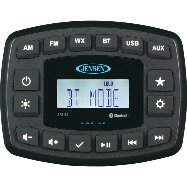 JENSEN JMS4RTL Stereo w/AM/FM/BT - Single Zone - Kesper Supply