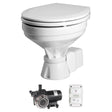 Johnson Pump Aqua T Toilet Silent Electric Comfort - 12V w/Pump - Kesper Supply