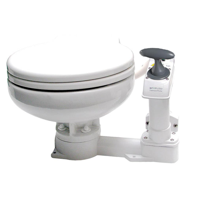 Johnson Pump AquaT Manual Marine Toilet - Super Compact - Kesper Supply
