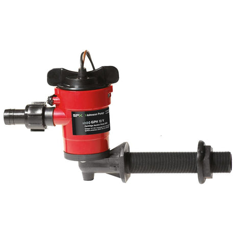 Johnson Pump Cartridge Aerator 1000 GPH 90° Intake - 12V - Kesper Supply