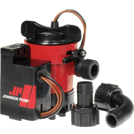 Johnson Pump Cartridge Combo 1000GPH Auto Bilge Pump w/Switch - 12V - Kesper Supply