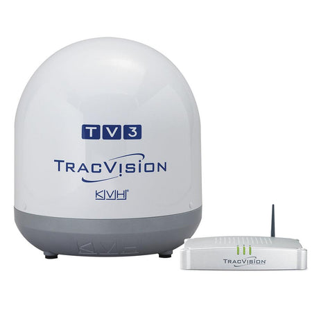 KVH TracVision TV3 w/IP-Enabled TV-Hub & Linear Universal Dual-Output LNB - Kesper Supply