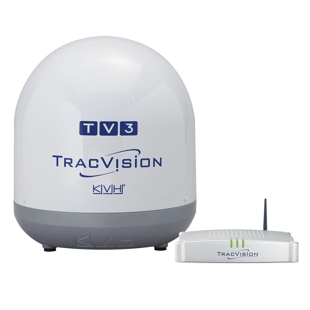 KVH TracVision TV3 w/IP-Enabled TV-Hub & Linear Universal Single-Output LNB - Kesper Supply