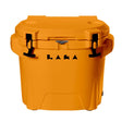 LAKA Coolers 30 Qt Cooler w/Telescoping Handle & Wheels - Orange - Kesper Supply