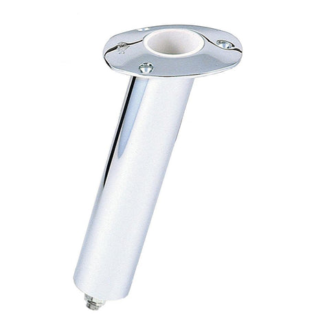 Lee's 15° Stainless Steel Swivel Base Flush Mount Rod Holder - Extra Long Tube 2.25" OD X 14.5" Tube - Kesper Supply