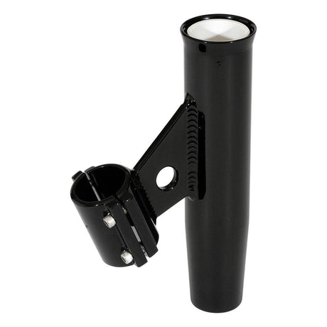 Lee's Clamp-On Rod Holder - Black Aluminum - Vertical Mount - Fits 1.050 O.D. Pipe - Kesper Supply