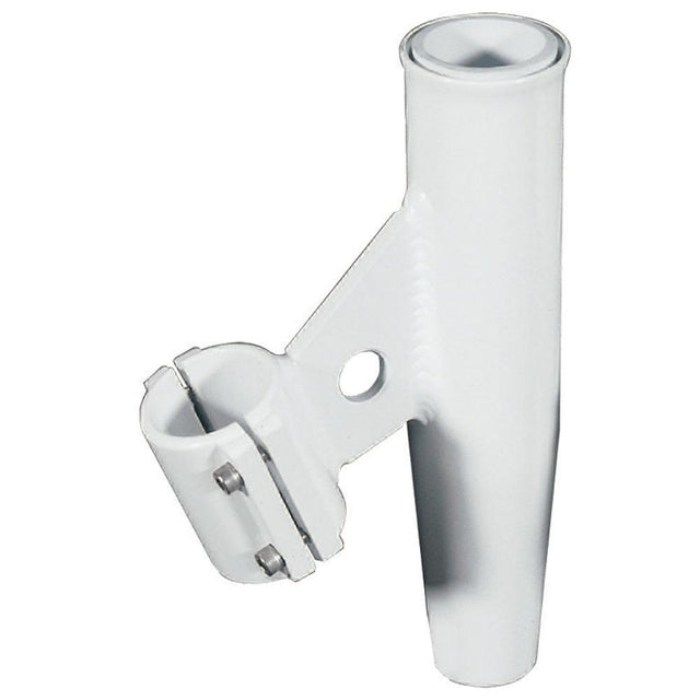 Lee's Clamp-On Rod Holder - White Aluminum - Vertical Mount - Fits 1.900" O.D. Pipe - Kesper Supply