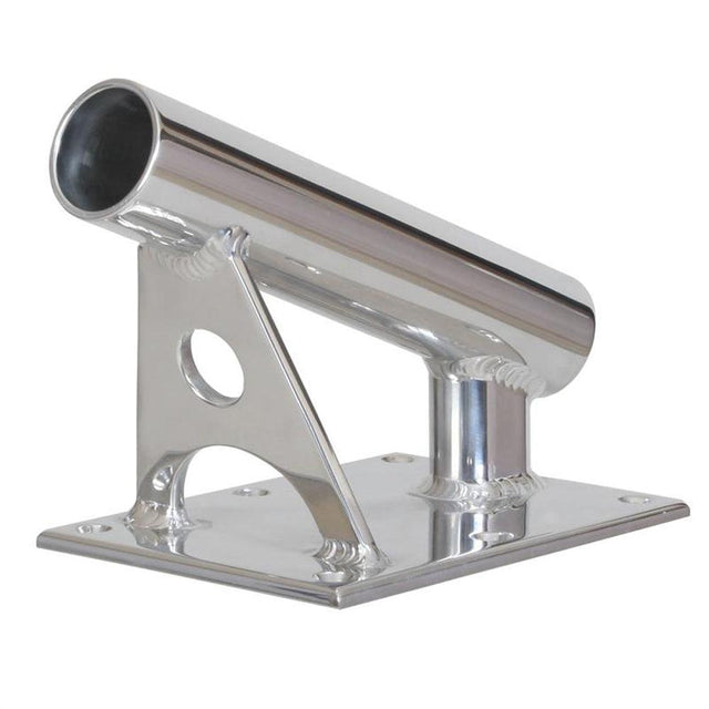 Lee's MX Pro Series Fixed Angle Center Rigger Holder - 22° - 1.5" ID - Bright Silver - Kesper Supply