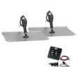 Lenco 12"x12" Standard Trim Tab Kit w/Standard Integrated Switch 12V - Kesper Supply