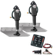 Lenco 9" x 30" Standard Trim Tab Kit w/LED Indicator Switch Kit 12V - Kesper Supply