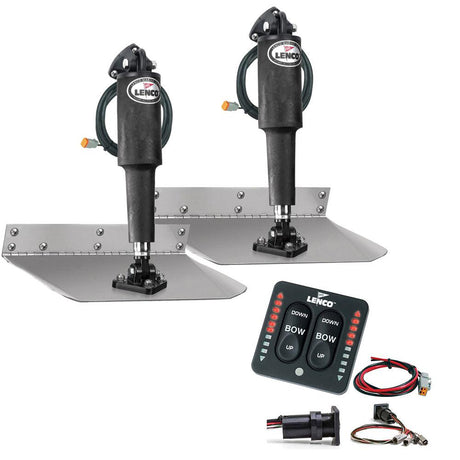 Lenco 9" x 36" Standard Trim Tab Kit w/LED Indicator Switch Kit 12V - Kesper Supply