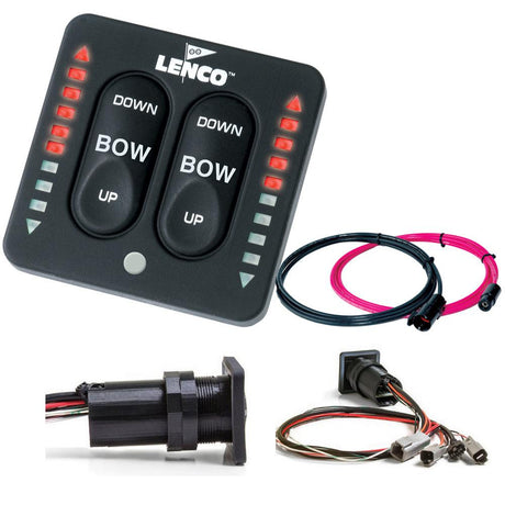 Lenco LED Indicator Integrated Tactile Switch Kit w/Pigtail f/Dual Actuator Systems - Kesper Supply