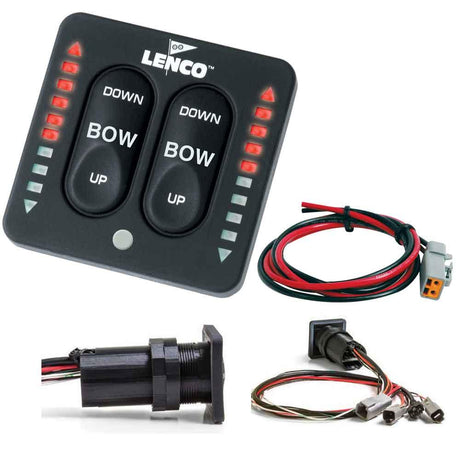 Lenco LED Indicator Integrated Tactile Switch Kit w/Pigtail f/Single Actuator Systems - Kesper Supply