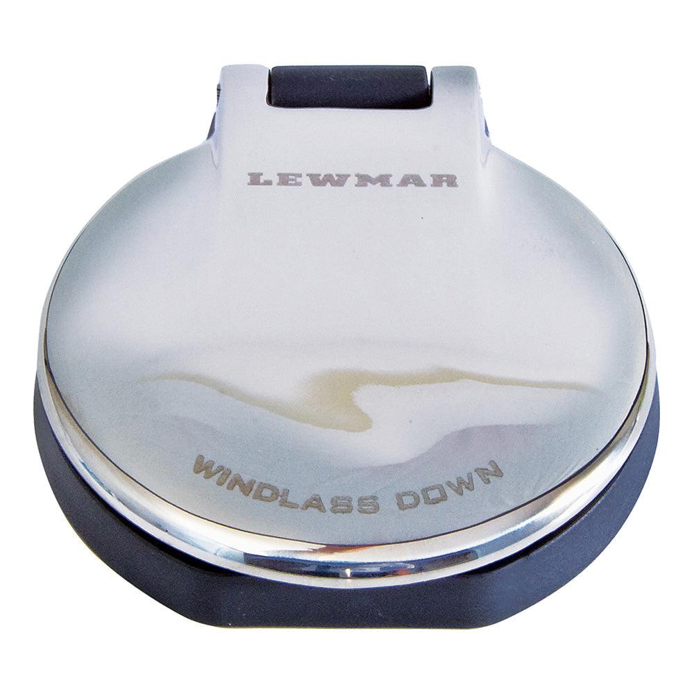 Lewmar Deck Foot Switch - Windlass Down - Stainless Steel - Kesper Supply