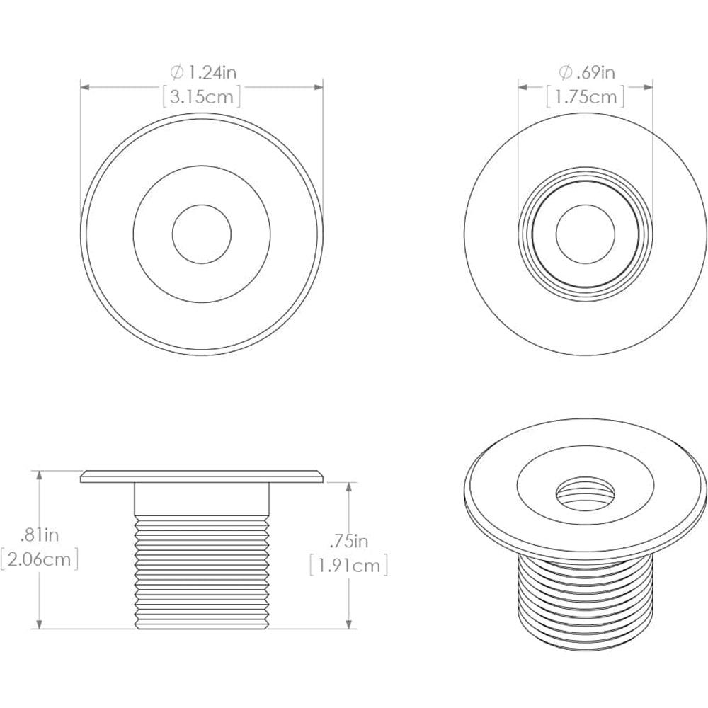 Lumitec Echo Courtesy Light - White Housing - Red Light - Kesper Supply