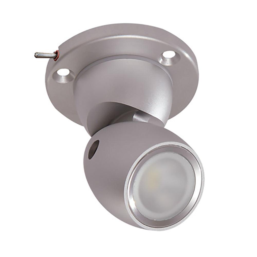 Lumitec GAI2 Warm White Dimming - Heavy-Duty Base w/Built-In Switch - Brushed Housing - Kesper Supply