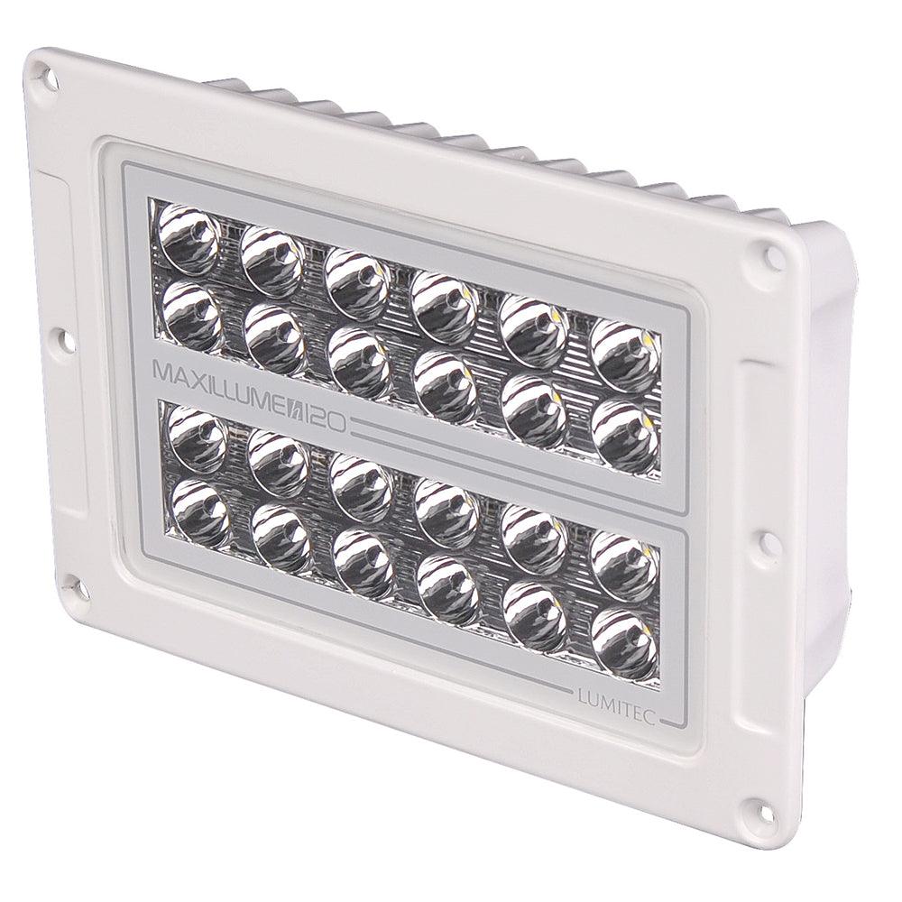 Lumitec Maxillume h120 - Flush Mount Flood Light - White Housing - White Dimming - Kesper Supply